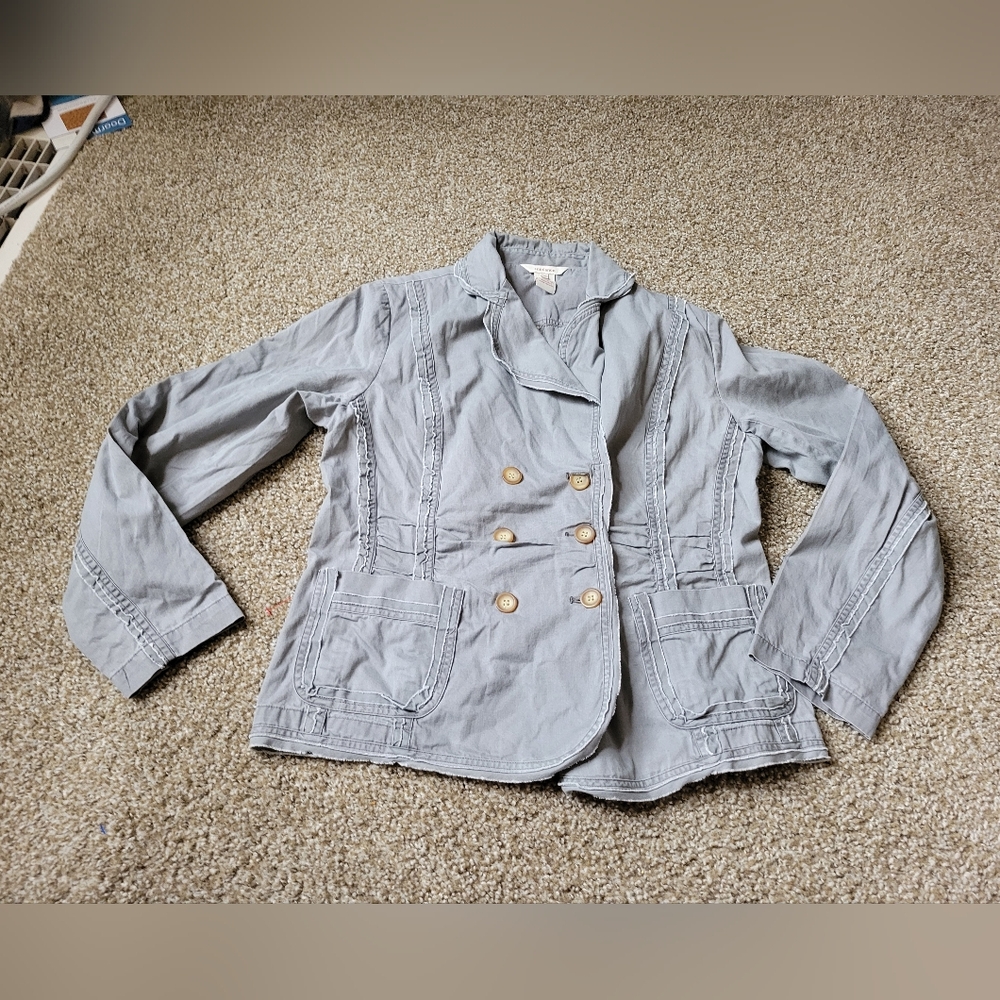 Women's Sundance Gray Utility Jacket Lightweight Tailored Design